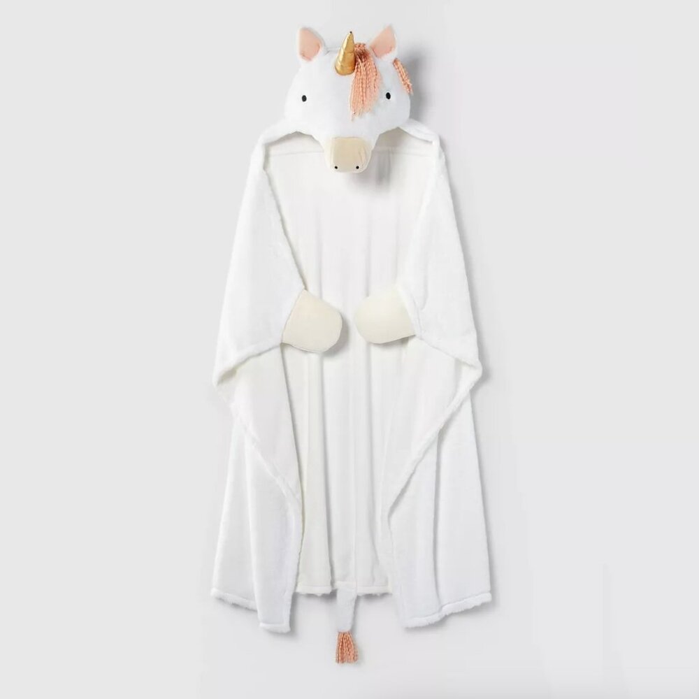 Unicorn Kids' Hooded Blanket from Target Pillowfort